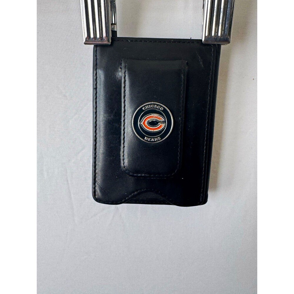 LogoAthletic Chicago Bears Genuine Leather Wallet Black ID Window NFL Football